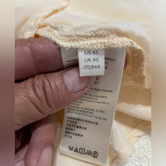 NWOT Free People Secret Admirer Cream Lace Blouse XP - Picture 11 of 11